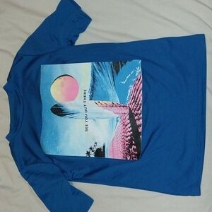Old Navy blue 'see you out there' graphic t-shirt 8